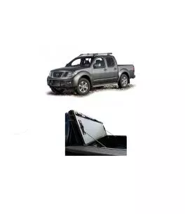 Nissan Navara (D40) 2011-2015 Αναδιπλούμενο Καπάκι Αλουμινίου [Four Fold] 