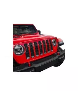 Jeep Wrangler (JL) 2018+ Διακοσμητικά Μάσκας Τύπος [Black] 