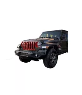 Jeep Wrangler (JL) 2018+ Διακοσμητικά Μάσκας Τύπος [Red] 