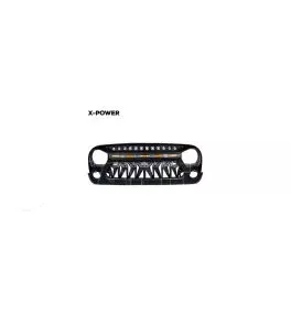 Jeep Wrangler (JK) 2007-2018 Μπροστά Μάσκα Με Led [Eagle] 