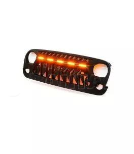 Jeep Wrangler (JK) 2007-2018 Μπροστά Μάσκα Με Led [Eagle] 