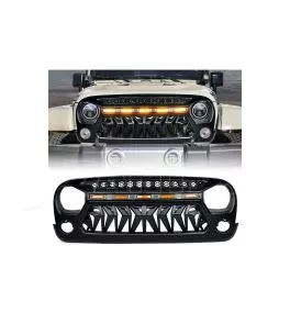 Jeep Wrangler (JK) 2007-2018 Μπροστά Μάσκα Με Led [Eagle] 