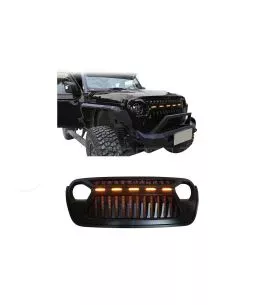 Jeep Wrangler (JL) 2018+ Μπροστά Μάσκα Με Led [Eagle] 
