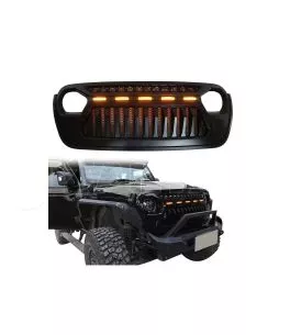 Jeep Wrangler (JL) 2018+ Μπροστά Μάσκα Με Led [Eagle] 