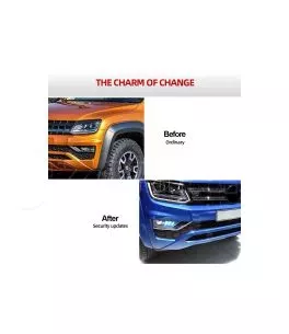 Volkswagen Amarok 2017+ Εμπρόσθια Προβολάκια Ομίχλης DRL 