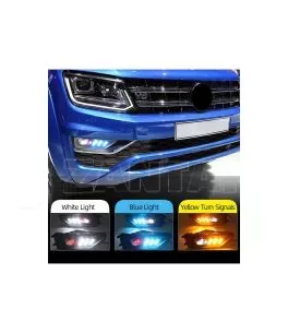 Volkswagen Amarok 2017+ Εμπρόσθια Προβολάκια Ομίχλης DRL 