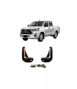 Toyota Hilux (Cruiser) 2020+ Εμπρόσθια Προβολάκια Ομίχλης DRL 