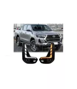 Toyota Hilux (Cruiser) 2020+ Εμπρόσθια Προβολάκια Ομίχλης DRL 