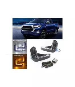 Toyota Hilux (Cruiser) 2020+ Εμπρόσθια Προβολάκια Ομίχλης DRL 