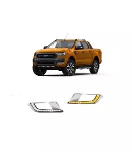 Ford Ranger T7 (Wildtrack) 2016-2019 Εμπρόσθια Προβολάκια Ομίχλης DRL 