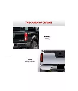 Nissan Navara (D40) 2005-2015 Πίσω Φανάρια Smoked Led [Oregon] 