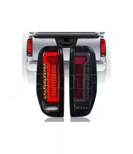 Nissan Navara (D40) 2005-2015 Πίσω Φανάρια Smoked Led [Oregon] 