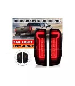 Nissan Navara (D40) 2005-2015 Πίσω Φανάρια Smoked Led [Oregon] 