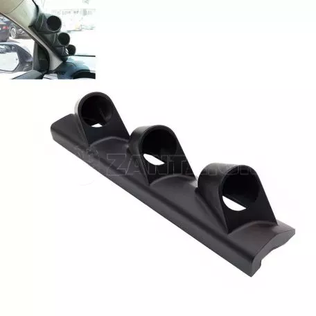 Βάση Για Όργανα Κολώνας Τριπλή (3 x 52mm) Μαύρη Prosport 
