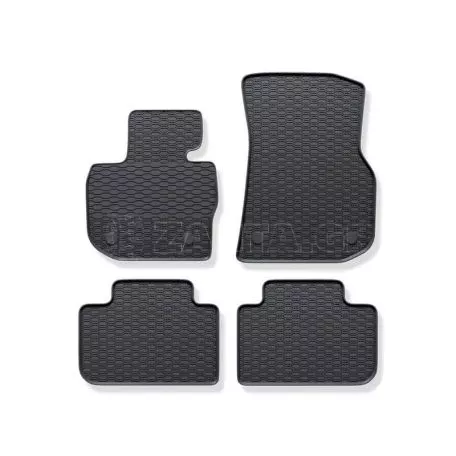 Λαστιχένια Πατάκια Geyer & Hosaja Για Bmw X3 G01 (2017 - 2024) /  X4 G02 (2018 - 2025) 4 Τεμάχια Μαύρα 915/4C 