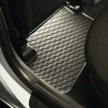Λαστιχένια Πατάκια Geyer & Hosaja Για VW Golf VIII 8 20+ Kombi / Seat Leon 20+ Sportstourer / Skoda Octavia IV 20+ 4 Τεμάχια Μαύρο 921/4C 