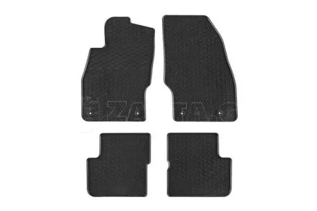 Λαστιχένια Πατάκια Geyer & Hosaja Για Opel Corsa D 2006-2014, Corsa E 2014-2019, 4 Τεμάχια, Μαύρο 802/4C 