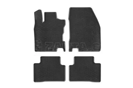 Λαστιχένια Πατάκια Geyer & Hosaja Για Nissan Qashqai J11 2014-2021 4 Τεμάχια Μαύρα 871/4C 