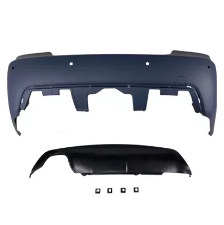 Πίσω προφυλακτήρας για BMW E60 sedn (2003-2007) - M pack design με ανοίγματα για parktronic 24mm 
