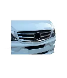 Mercedes Sprinter 2014-2018 Ανοξείδωτες Διακοσμητικές Γρίλιες Μάσκας 