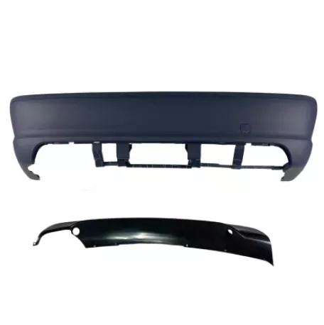 Πίσω προφυλακτήρας για BMW E46 coupe - M pack design χωρίς ανοίγματα για parktronic 