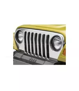 Jeep Wrangler (TJ) 1996-2006 Μεσαία Γρίλια Μάσκας [Chrome] 