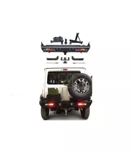 Suzuki Jimny 2019+ Σιδερένιος Οπίσθιος Προφυλακτήρας Με Βάση Ρεζέρβας 