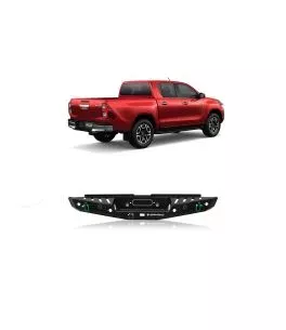 Toyota Hilux 2020+ Σιδερένιος Οπίσθιος Προφυλακτήρας [Diamond] 