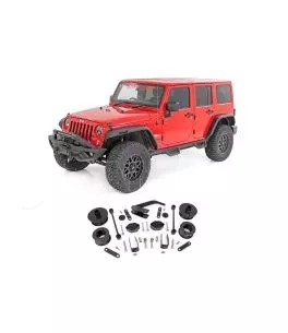 Jeep Wrangler (JK) 2007-2018 Αποστάτες Ψηλώματος Ελατηρίων 2,5" [Rough Country] 