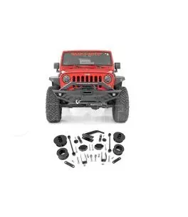 Jeep Wrangler (JK) 2007-2018 Αποστάτες Ψηλώματος Ελατηρίων 2,5" [Rough Country] 