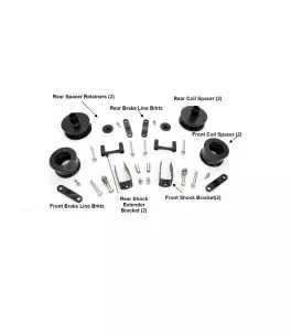 Jeep Wrangler (JK) 2007-2018 Αποστάτες Ψηλώματος Ελατηρίων 2,5" [Rough Country] 