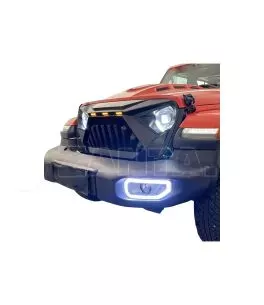 Jeep Gladiator (JT) 2019+ Προστατευτικές Γρίλιες Led Για Προβολάκια Ομίχλης 