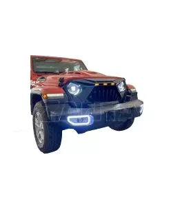 Jeep Gladiator (JT) 2019+ Προστατευτικές Γρίλιες Led Για Προβολάκια Ομίχλης 