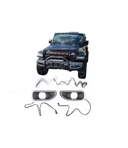 Jeep Gladiator (JT) 2019+ Προστατευτικές Γρίλιες Led Για Προβολάκια Ομίχλης 