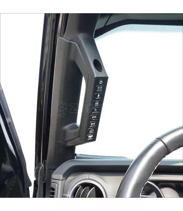 Jeep Wrangler (JL) 2018+ Πίνακας Ελέγχου / Χερούλι LED Με 8 Διακόπτες