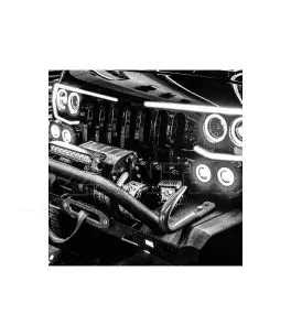 Jeep Wrangler (JK) 2007-2017 Μάσκα Με Led 