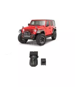 Jeep Wrangler (JL) 2018+ Aντικλεπτικές Κλειδαριές Καπό Με κλειδί (2 τεμ). 