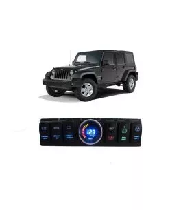 Jeep Wrangler (JK) 2009-2016 Πίνακας ελέγχου (Πάνελ) LED με 6 διακόπτες 
