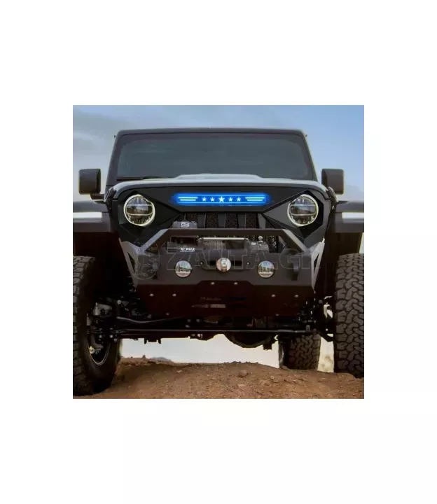 Jeep Wrangler (JL) 2018+ Μπροστά Μάσκα Με Led Bar