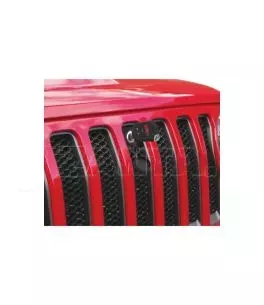 Jeep Wrangler (JL) 2018+ Κλειδαριά Ασφαλείας Καπό Με Σίτα 