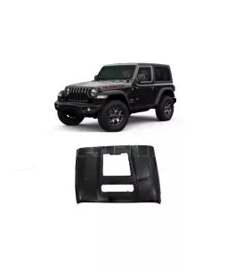Jeep Wrangler (JL) 2018+ Καπό Με Τζάμι Και Αεραγωγούς 