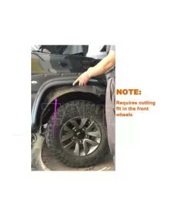 Suzuki Jimny 1998-2018 Φρύδια Τροχών [Slim Modified] 