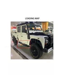 Land Rover Defender 110 (1991-2012) Σιδερένια Σκαλοπάτια 