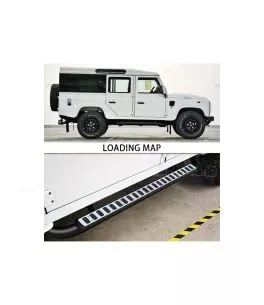 Land Rover Defender 110 (1991-2012) Σιδερένια Σκαλοπάτια 