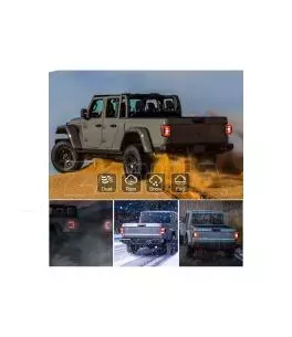 Jeep Gladiator (JT) 2019+ Οπίσθια Φανάρια Led 