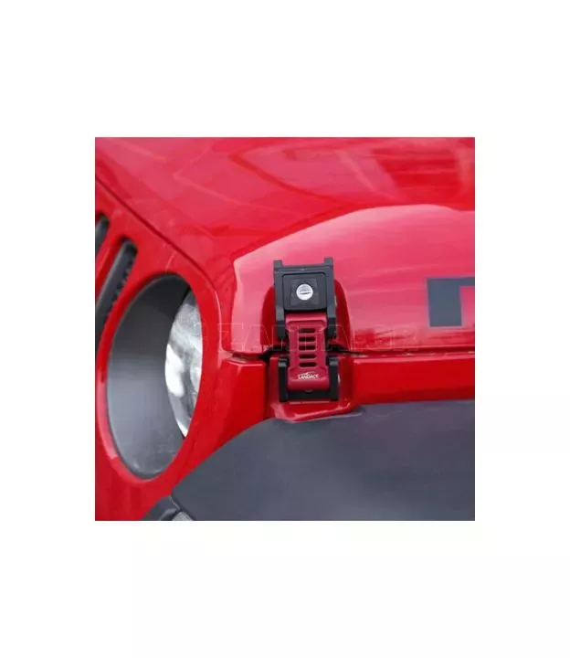 Jeep Wrangler (JL) 2018+ Aντικλεπτικές Κλειδαριές Καπό Mε Κλειδί (2 Τμχ)