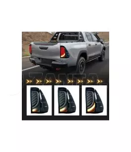 Toyota Hilux (Revo) 2016+ Πίσω Φανάρια Led [Straps] 