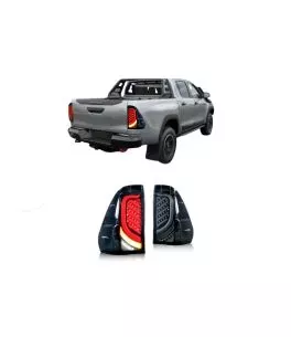 Toyota Hilux (Revo) 2016+ Πίσω Φανάρια Led [Straps] 