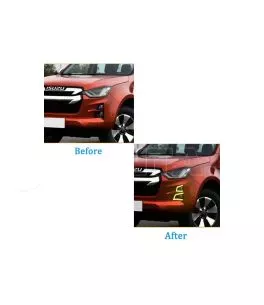 Isuzu D-Max 2019+ Εμπρόσθια Προβολάκια Ομίχλης DRL 