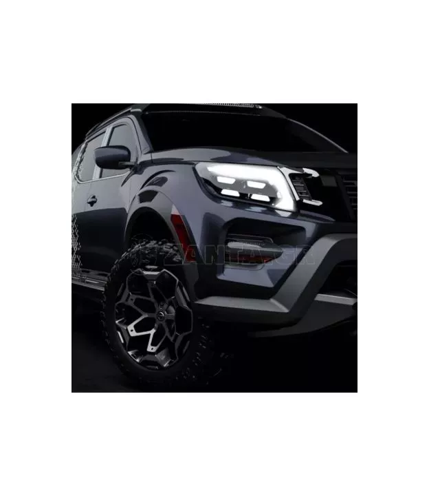 Nissan Navara (NP300) 2015-2020 Μπροστινός Προφυλακτήρας (Dark Sky)